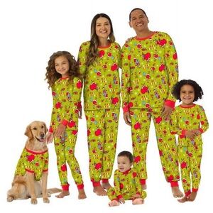 Grinch pajamas set